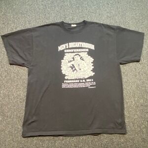 Magnum Weight Mens Breakthrough Conference TShirt Sz 2XL Black 2011‎ Graphic Tee